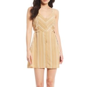 Evolutionary Women's V-Neck Striped Jumper Dress